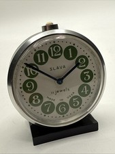 Slava 11 jewels mechanischer Wecker Tischuhr funktionstüchtig  Klingelt Nicht