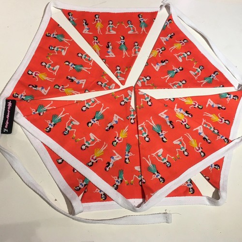Party wimpel rot orange - party,