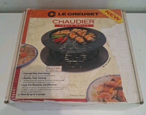 Creuset chaudier tischgrill - le,
