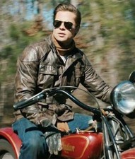 Belstaff Panther Leder Motorrad Film Jacke XXL Brad Pitt Malenotti Mcqueen 