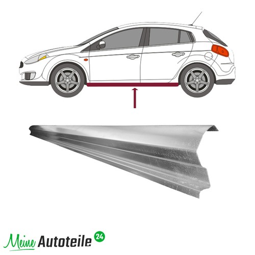 Schweller reparaturblech links - reparaturblech,