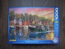 Eurographics, Puzzle 1000 Teile, Smart Cut, Harbor Sunset – Hafensonnenuntergang