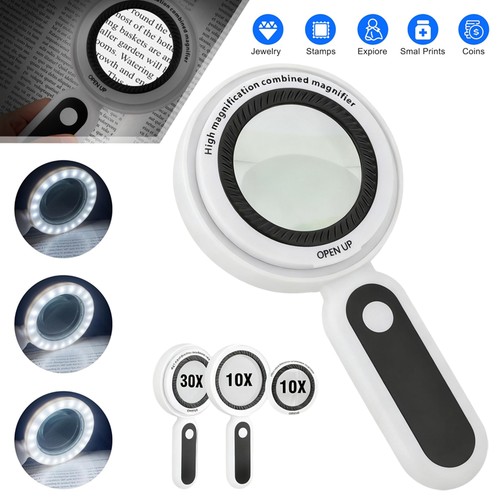 10x 30x led lupe - 10x/30x, leselupe