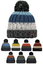 Barts Mütze Strickmütze Herrenmütze Bommelmütze Wintermütze wärmend Wilhelm 18