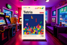 Tetris Videospiel Poster/Druck