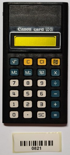 0821 taschenrechner canon card - canon,