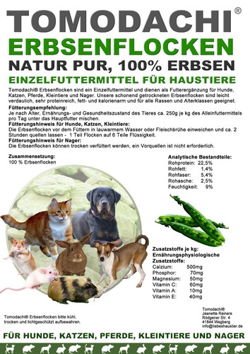 Erbsenflocken katze diätkost - erbsenflocken,