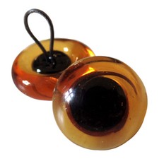 Transparente Glasaugen mit