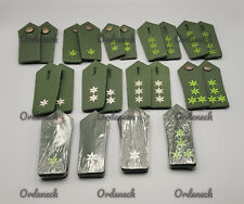 POLIZEI SCHULTERKLAPPEN - GRÜN SILBER GOLD - FREIE AUSWAHL - STERNE - RÄNGE ETC.