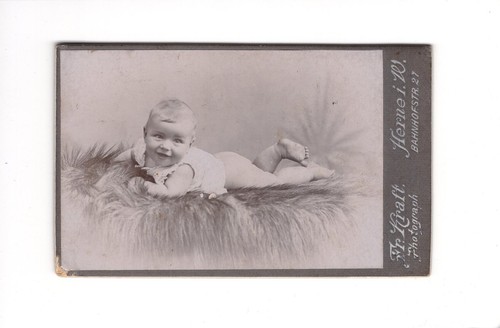 Cdv foto kleinkind baby - cdv,
