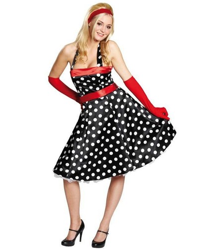 50er jahre kleid schwarz - 50er,