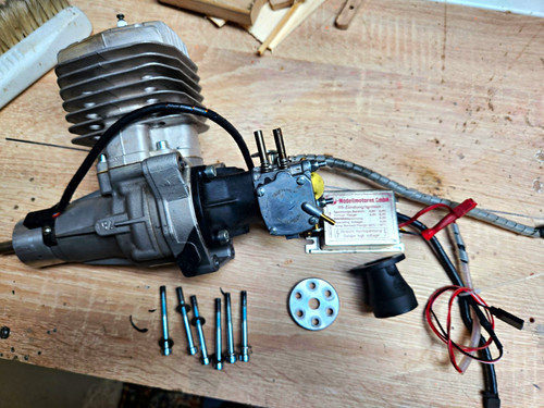 Motor 75ccm mit zündung - mit,