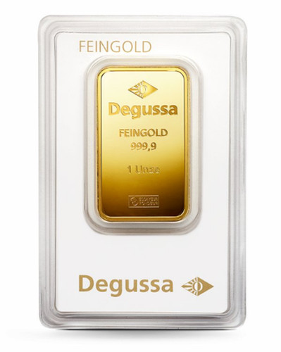 Goldbarren degussa 999 9 - goldbarren, 999,9