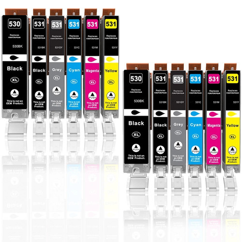 12x druckerpatronen für canon - für,