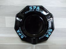 Schwarz Pressglas Reklame Ascher SPA Source Reine/Orangina Markenwasser Belgien 