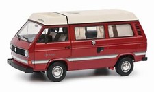 + VOLKSWAGEN VW T3 a Bus Joker Westfalia Modellauto Schuco 1:18 450038900 rot