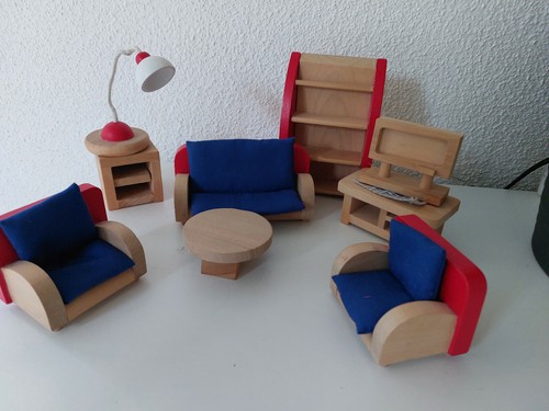 Wohnzimmer für puppenhaus - wohnzimmer,
