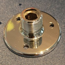 Mikrofon Tischhalterung Schwanenhals Montageplatte 5/8" Flansch 4,5 cm - 3 Loch