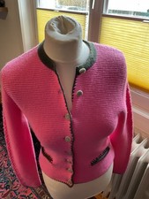 Bildschöner Neuer Cashmere Trachten Cardigan In Pink Von Gössl Größe S