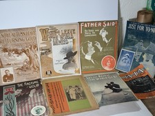 Antique sheet music lot - music,
