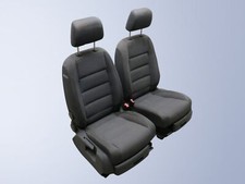 original Sitze vorne Stoff schwarz Seitenairbag Sitzheizung VW Touran 1T1