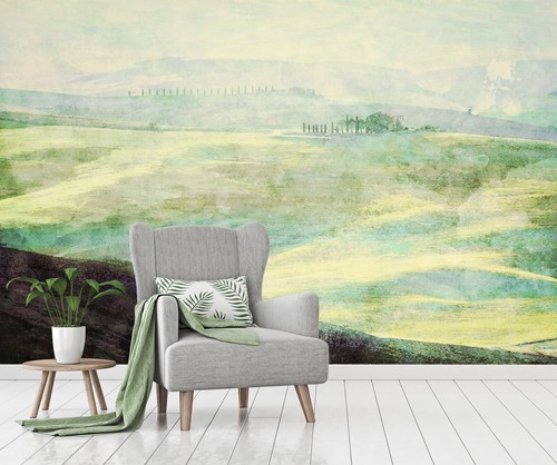 Gemalt gras land - land, q3855