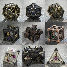 DND Würfel Set Metall Hohle