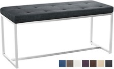 Sitzbank BARCI Stoff Edelstahl