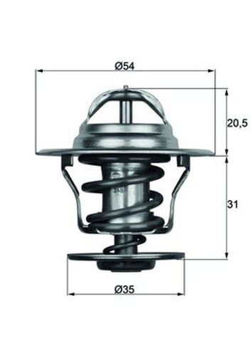 Mahle thermostat kühlmittel - mahle,