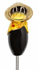 Gartenfigur Rabe aus Keramik
