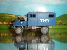 Roco # 242 # Unimog S 404 1,5t m. Funk-Kofferaufbau # BW/BGS/UN/THW/RK # 1:87/H0