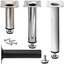 4 x Möbelfüße verstellbar Möbelbeine Metall Schrankfüße Sofafüße Bettfüße Ø30mm