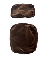 Sahco Bezug Cuba braun Samt