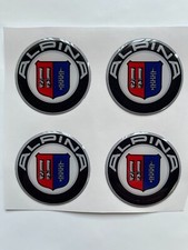 4x Alpina Silikon Felgenemblem