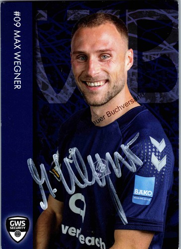 Original autogramm max wegner - original,