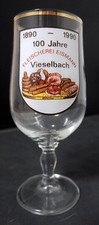 Bierglas, Vieselbach, 100 Jahre Fleischerei Eismann, 1990
