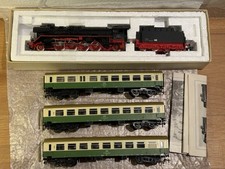 Zugset "Rodelblitz" H0 4 Teilig - Piko BR41 mit Reko-Wagen grün/elfenbein/braun 