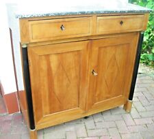 Empire Biedermeier Kommode Anrichte mit Säulen  Bronzen Kirschbaum massiv 1820 