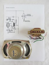 Grundig Ausgangsübertrager BV 9054-504 + Lautsprecher Röhrenradio