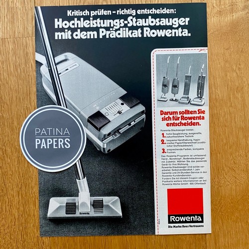 1975 rowenta die marke ihres - 1975,