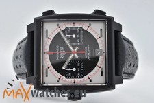 TAG Heuer Monaco Stopwatch Chronograph Limited Edition Black Dial CAW218F.FC6356