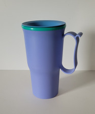 Tupperware Thermo Becher 350 ml blau Thermokaffeebecher  USA To Go Becher