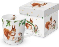 Trend Tasse in Geschenkbox, Squirrel & Robin Trend Eichhörnchen 604156