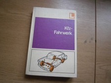  "KFZ Fahrwerk", DDR Fachbuch, Lehrbuch für die Berufsausbildung, Original 1984
