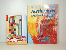 Buch Set - Acrylmalerei -  Kreative Techniken + Keilrahmen plastisch gestalten