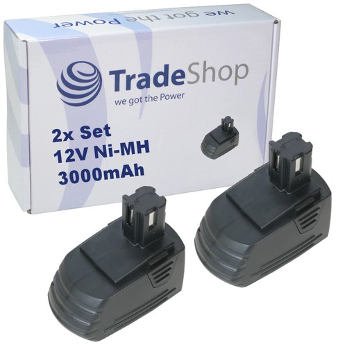 Akku 12v 3000mah - 2x, ni-mh