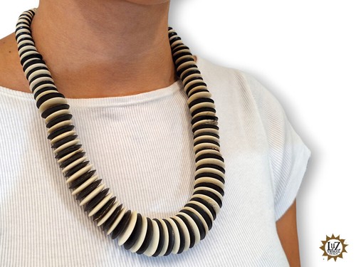 Ethno halskette tribal - -,