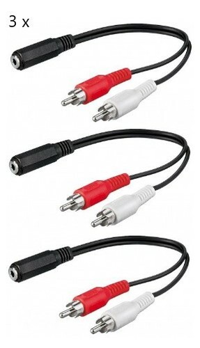 Cinch kabel adapter 2 - cinch,