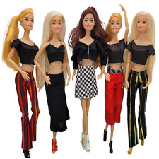 Konvolut Kleidung Set für Barbie Puppen Zubehör  Hosen Rock Outfit Mode  Fashion