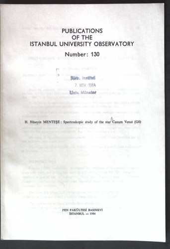 Spectroskopic study the - study,